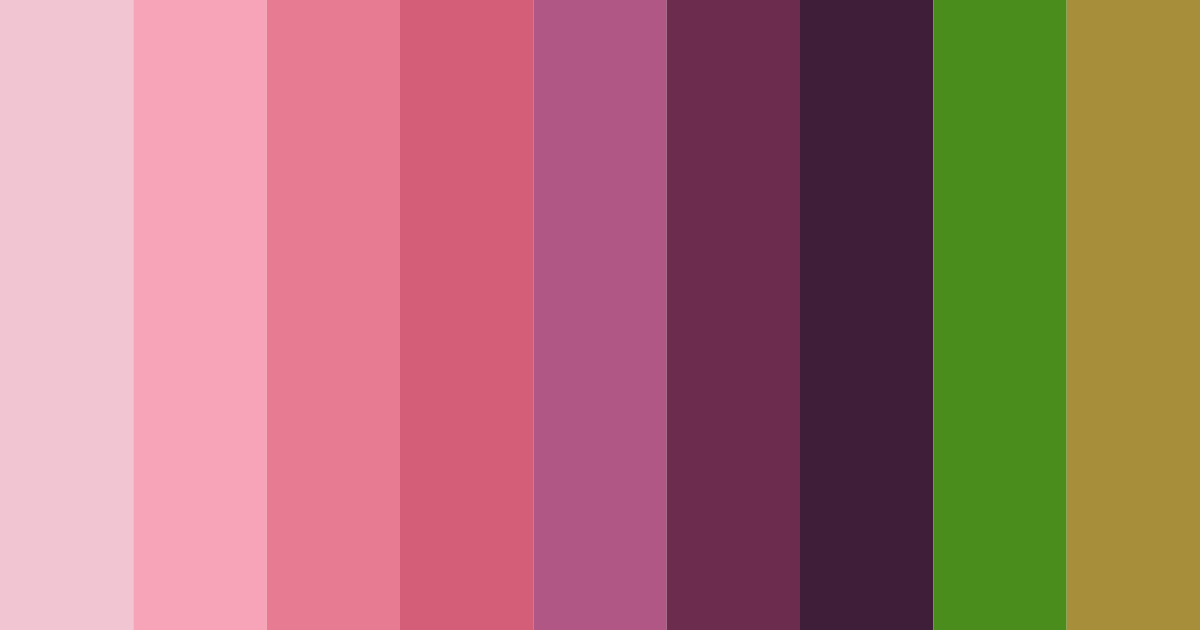 Download elysian blossoms color palette PNG image (landscape)