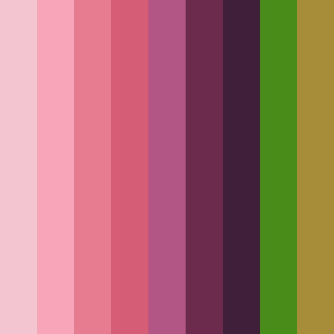 Download elysian blossoms color palette PNG image (square)