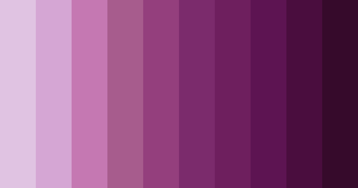 Download enchanted amethyst color palette PNG image (landscape)