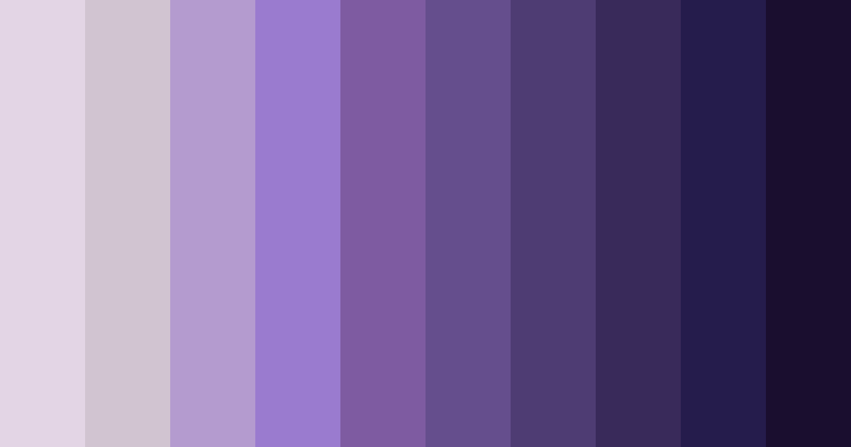 Download muted purple shades color palette PNG image (landscape)