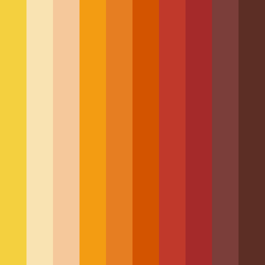 Download savory slice spectrum color palette PNG image (square)