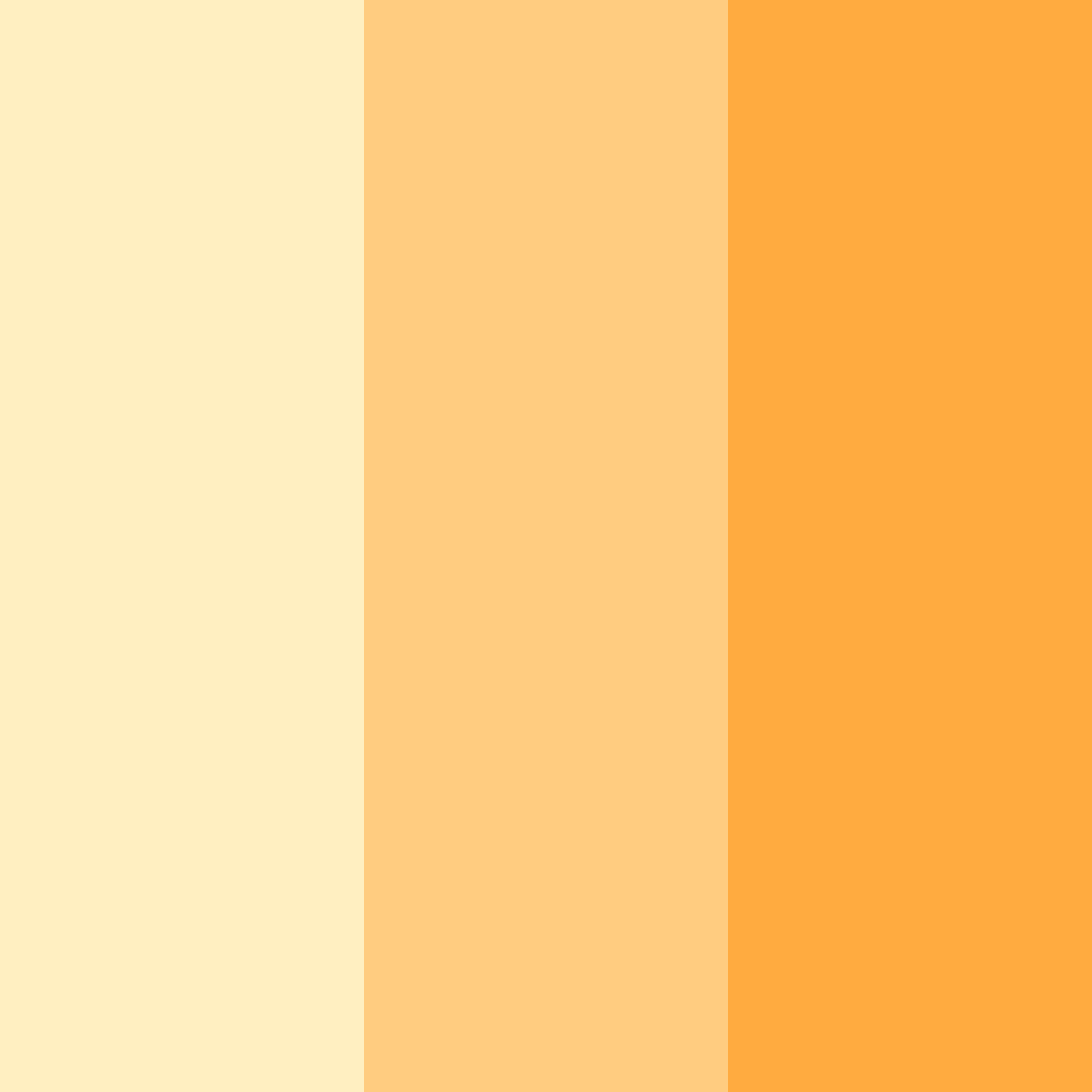 Download peachy tones color palette PNG image (square)