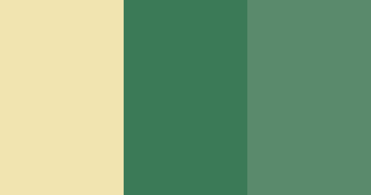 Download creamy green color palette PNG image (landscape)