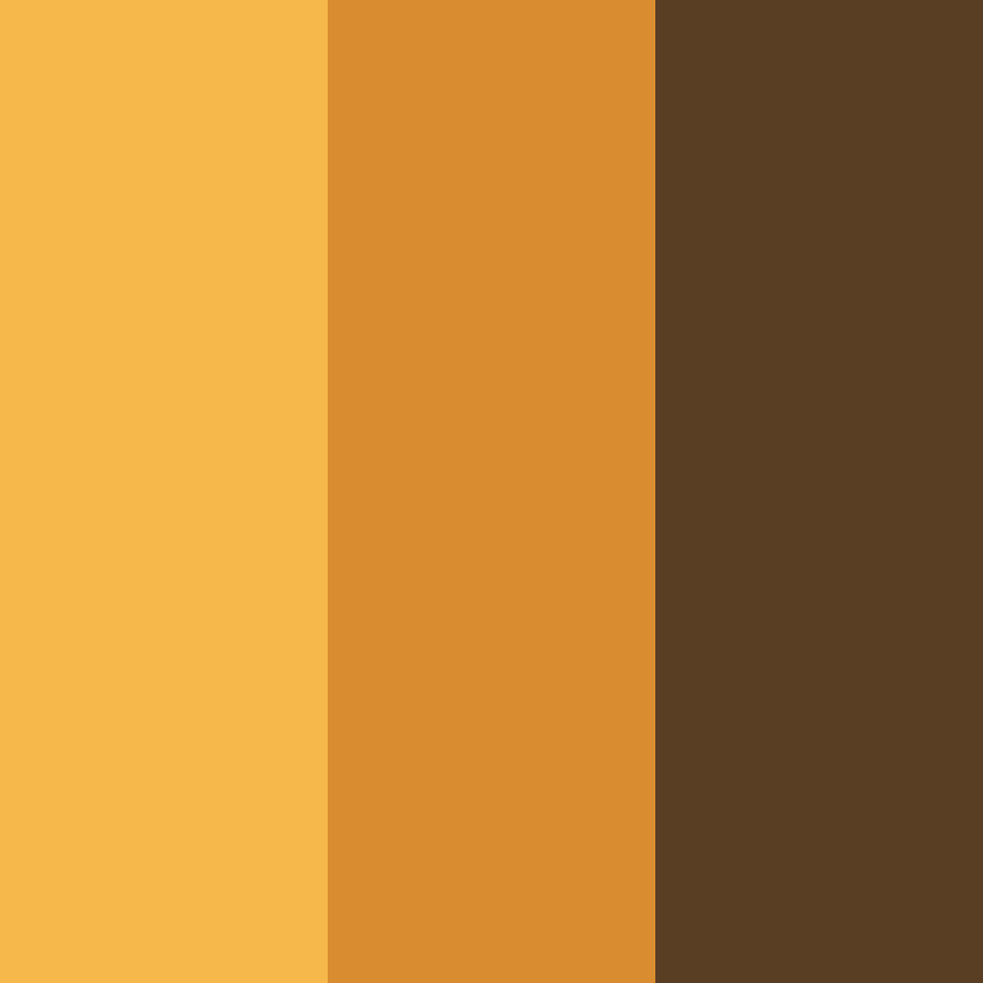 Download amber forest color palette PNG image (square)