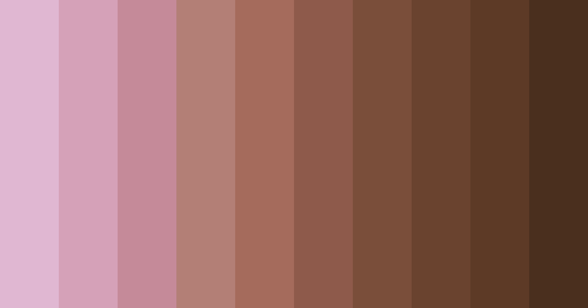 Download pink earth color palette PNG image (landscape)