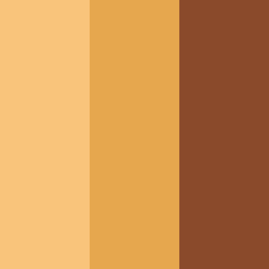 Download amber fire color palette PNG image (square)