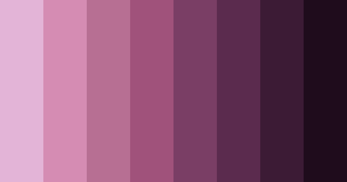 Download plum velvet color palette PNG image (landscape)