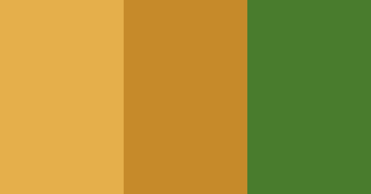 Download amber maple color palette PNG image (landscape)