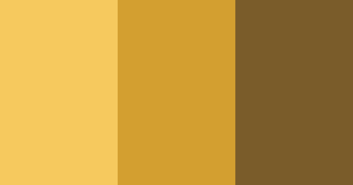 Download amber shades color palette PNG image (landscape)