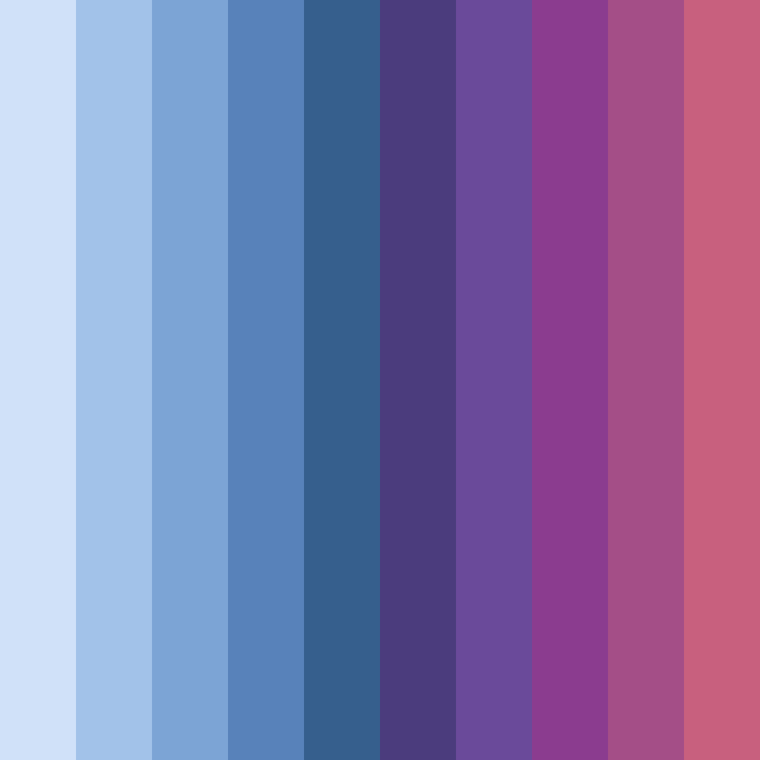 Download blue purple haze color palette PNG image (square)