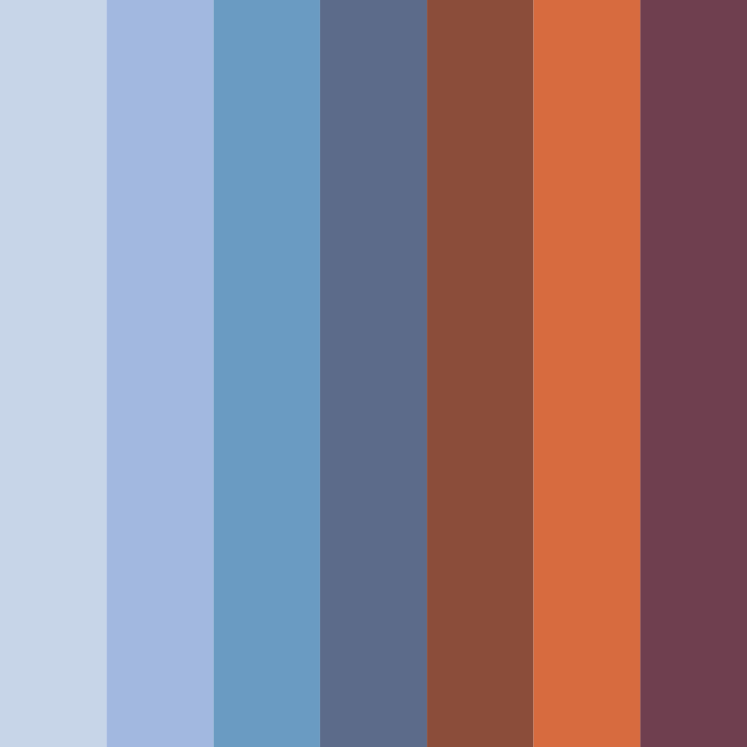 Download twilight rust color palette PNG image (square)