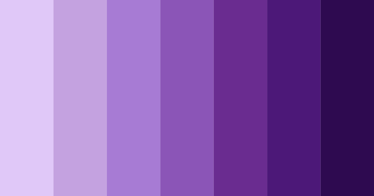 Download lavender twilight color palette PNG image (landscape)