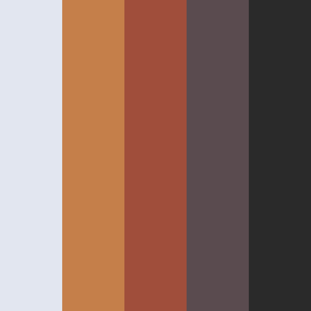 Download rusty navy color palette PNG image (square)