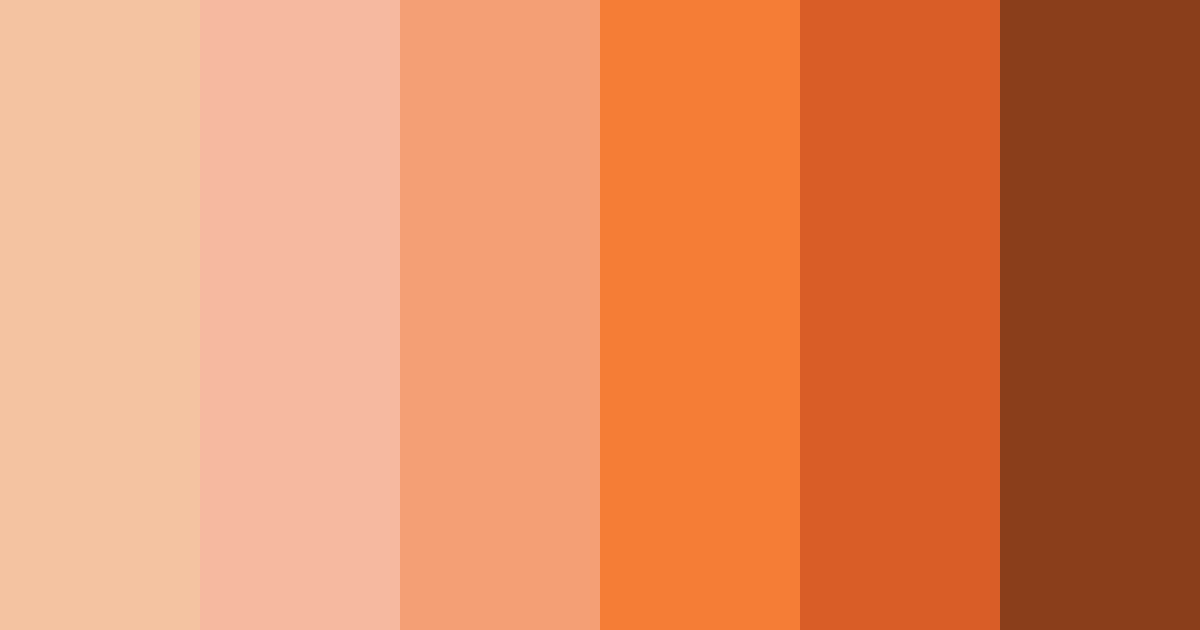 Download autumn harvest blend color palette PNG image (landscape)