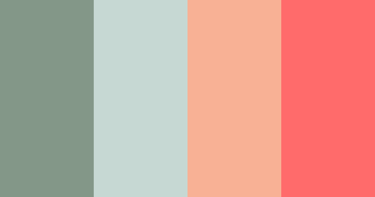 Download misty seaside sunset color palette PNG image (landscape)