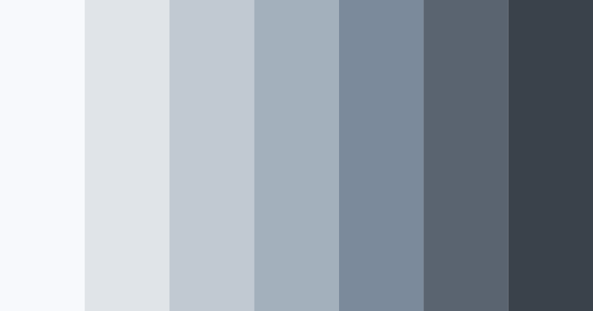 Download serene grayscale harmony color palette PNG image (landscape)