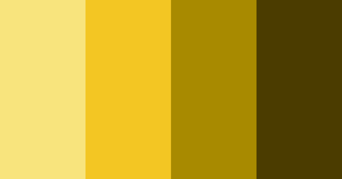 Download yellow black color palette PNG image (landscape)