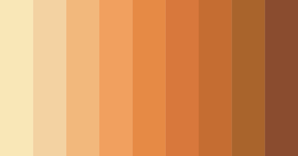 Download sunlit amber color palette PNG image (landscape)