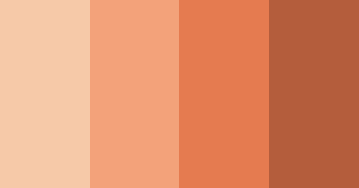 Download warm sunrise color palette PNG image (landscape)