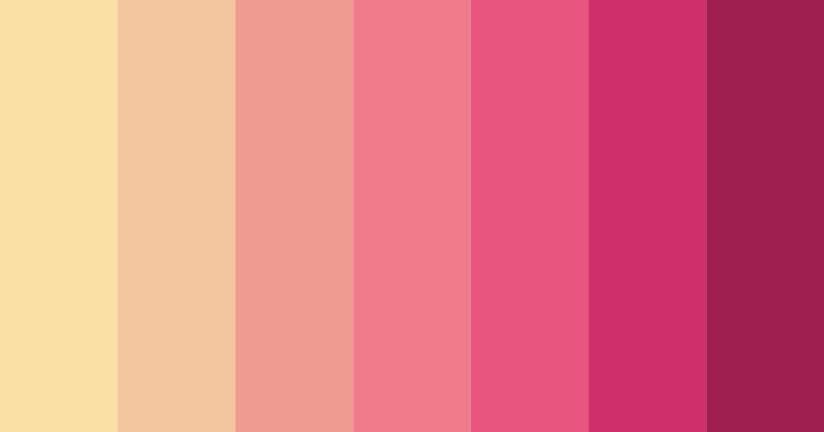 Download blushing farewell color palette PNG image (landscape)