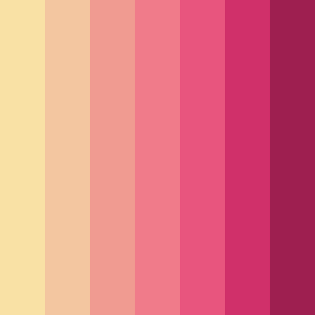 Download blushing farewell color palette PNG image (square)
