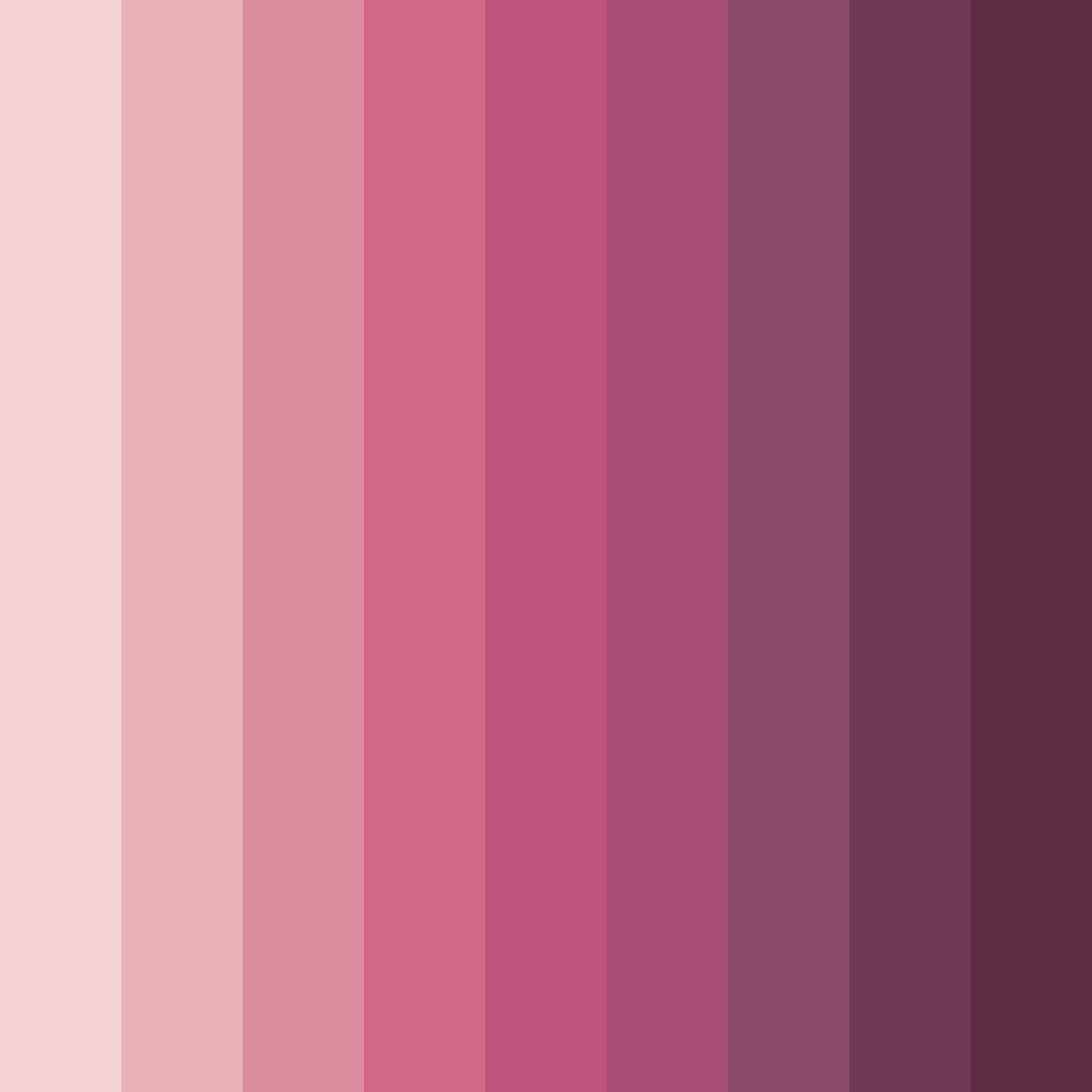 Download brownish pink shades color palette PNG image (square)