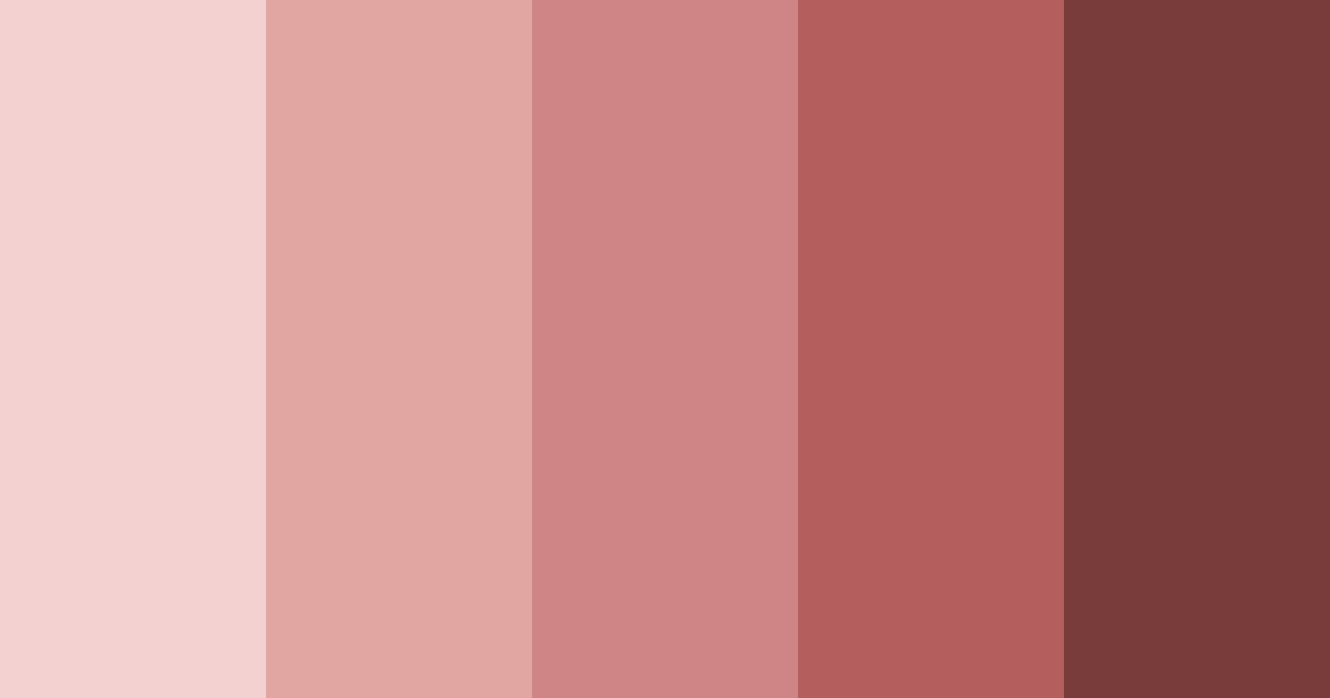 Download pinkish brown shades color palette PNG image (landscape)