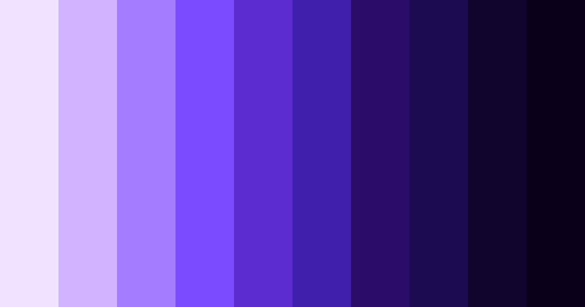 Download midnight dreams color palette PNG image (landscape)