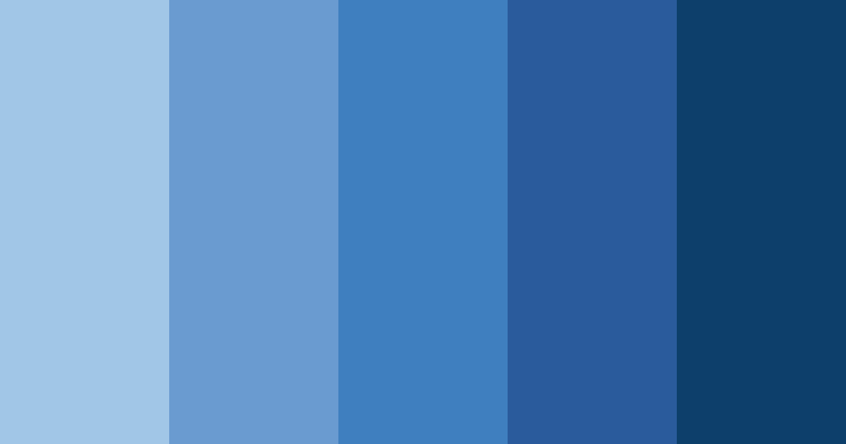 Download deep navy blues color palette PNG image (landscape)