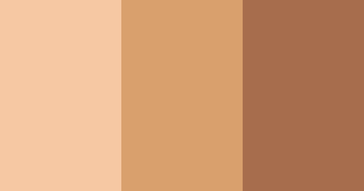 Download peach cream color palette PNG image (landscape)