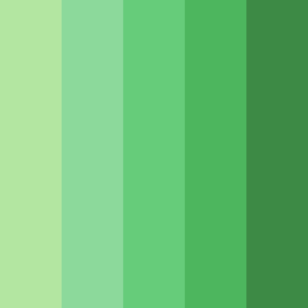 Download frog green color palette PNG image (square)