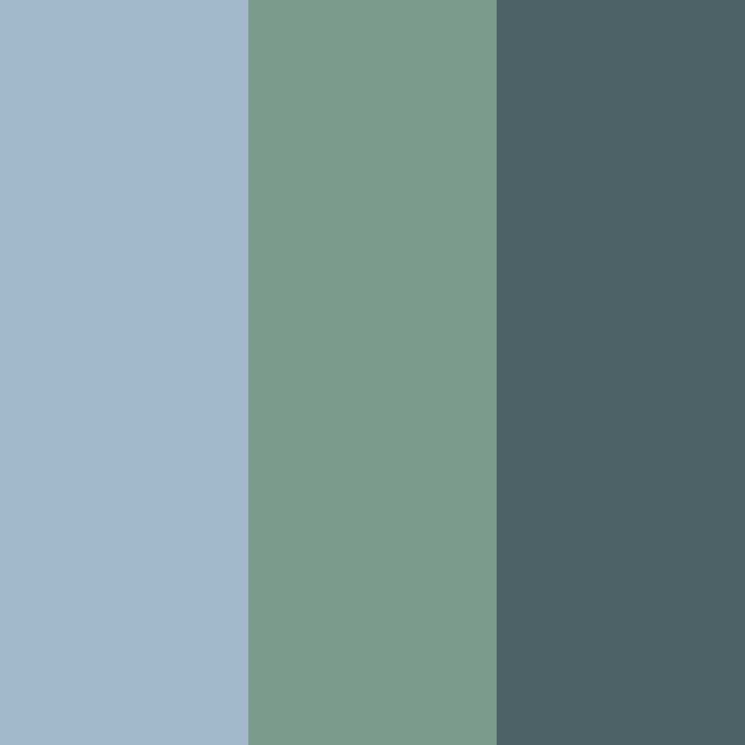 Download muted blue green color palette PNG image (square)