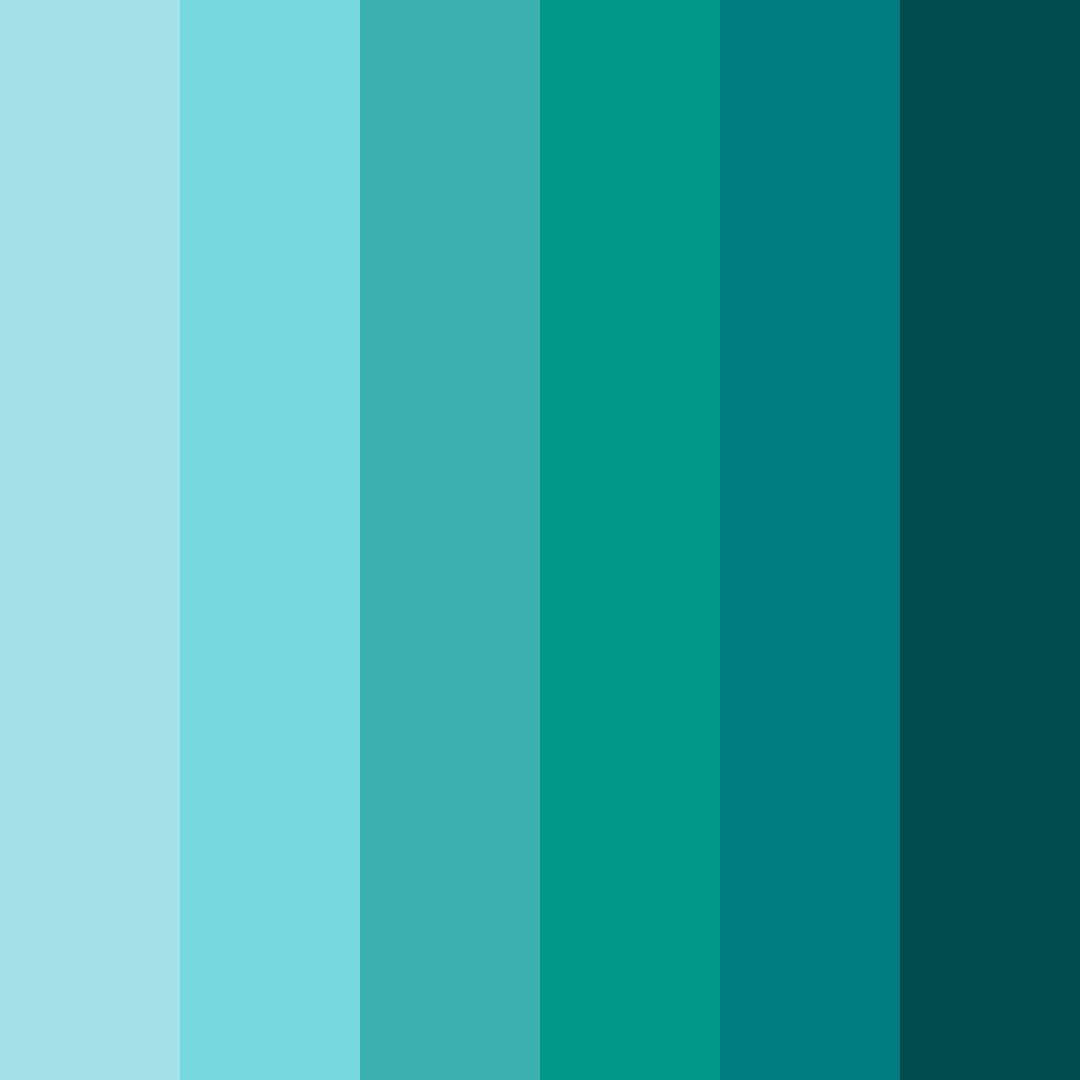 Download tropical oasis color palette PNG image (square)