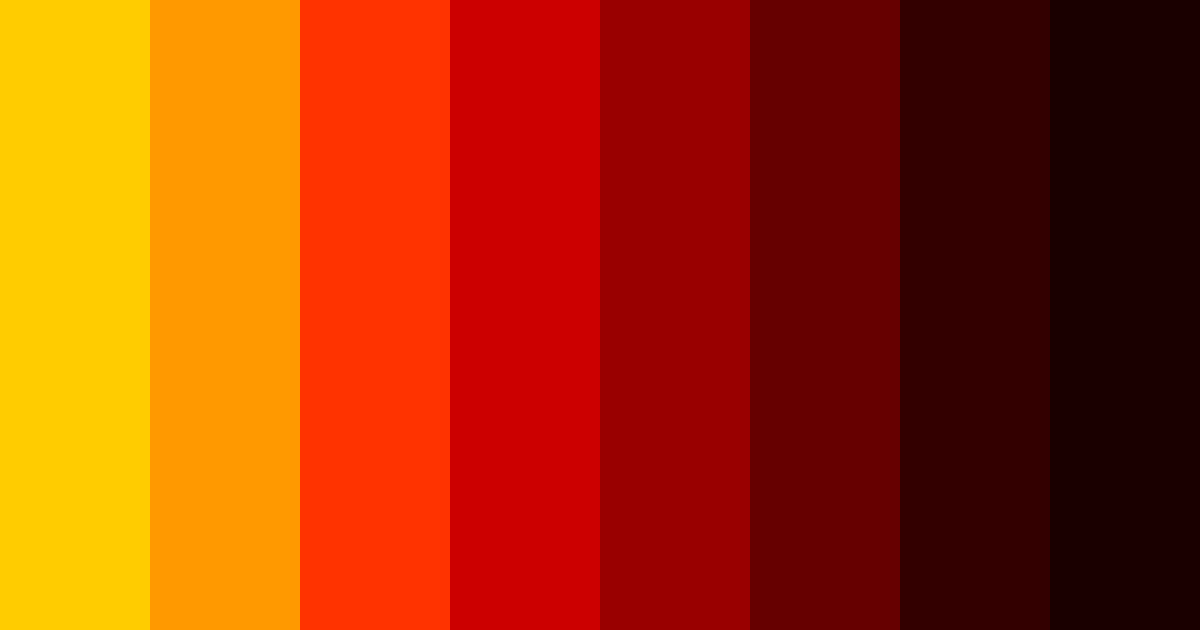 Download fiery fiesta color palette PNG image (landscape)