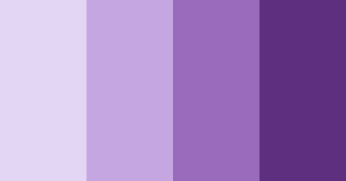 Download violet reverie color palette PNG image (landscape)