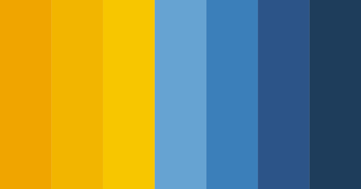 Download orange and blue harmony color palette PNG image (landscape)