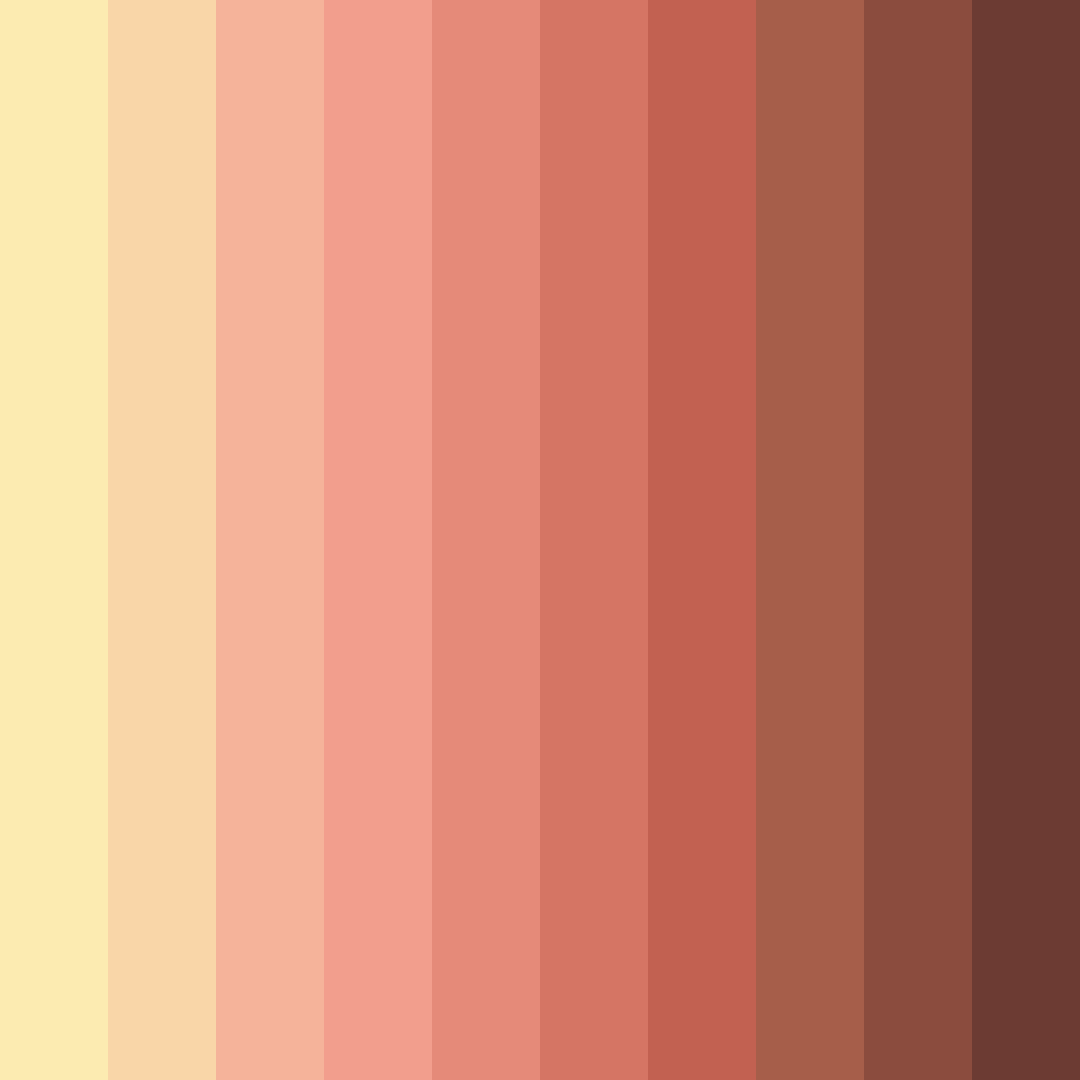 Download sunset embrace color palette PNG image (square)