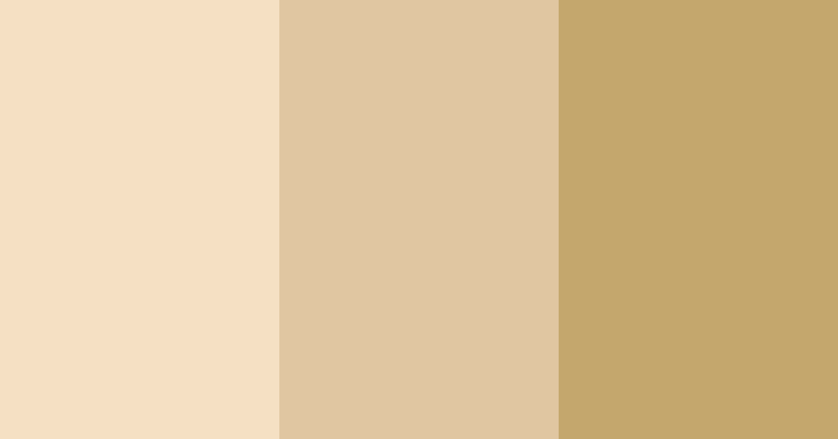 Download beige dream color palette PNG image (landscape)