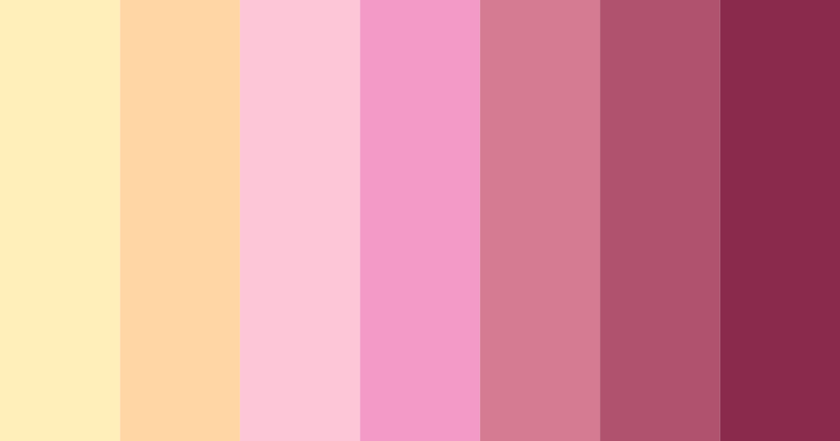 Download blossom serenade color palette PNG image (landscape)