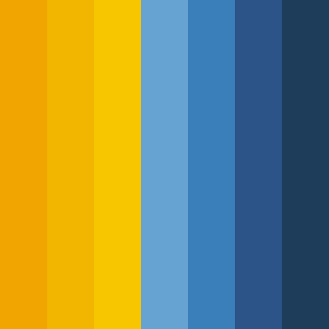 Download orange and blue harmony color palette PNG image (square)