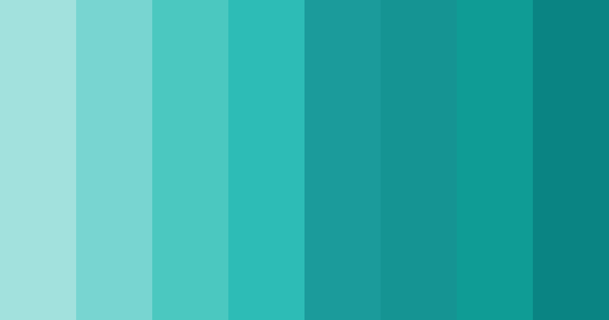 Download tropical oasis color palette PNG image (landscape)