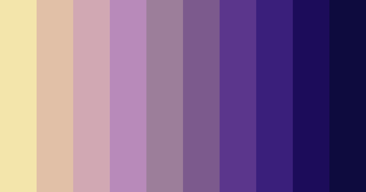 Download twilight reverie color palette PNG image (landscape)