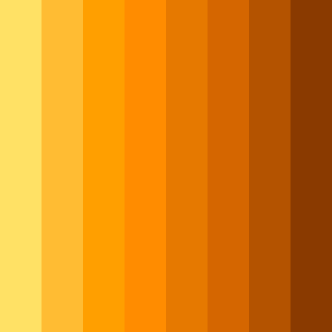 Download mango sunset color palette PNG image (square)