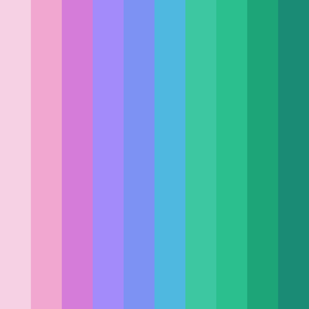 Download vaporwave pink color palette PNG image (square)