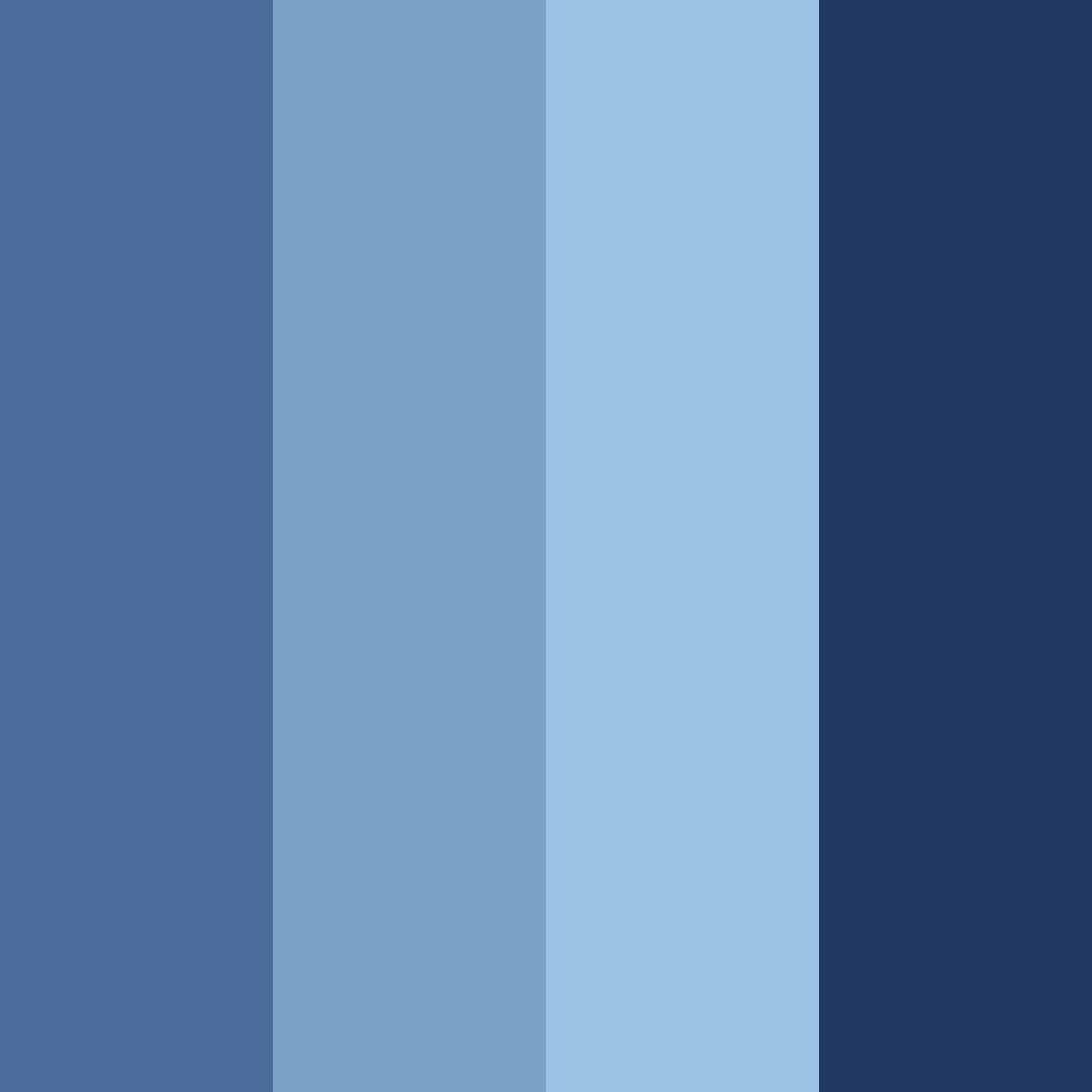 Download deep blue color palette PNG image (square)