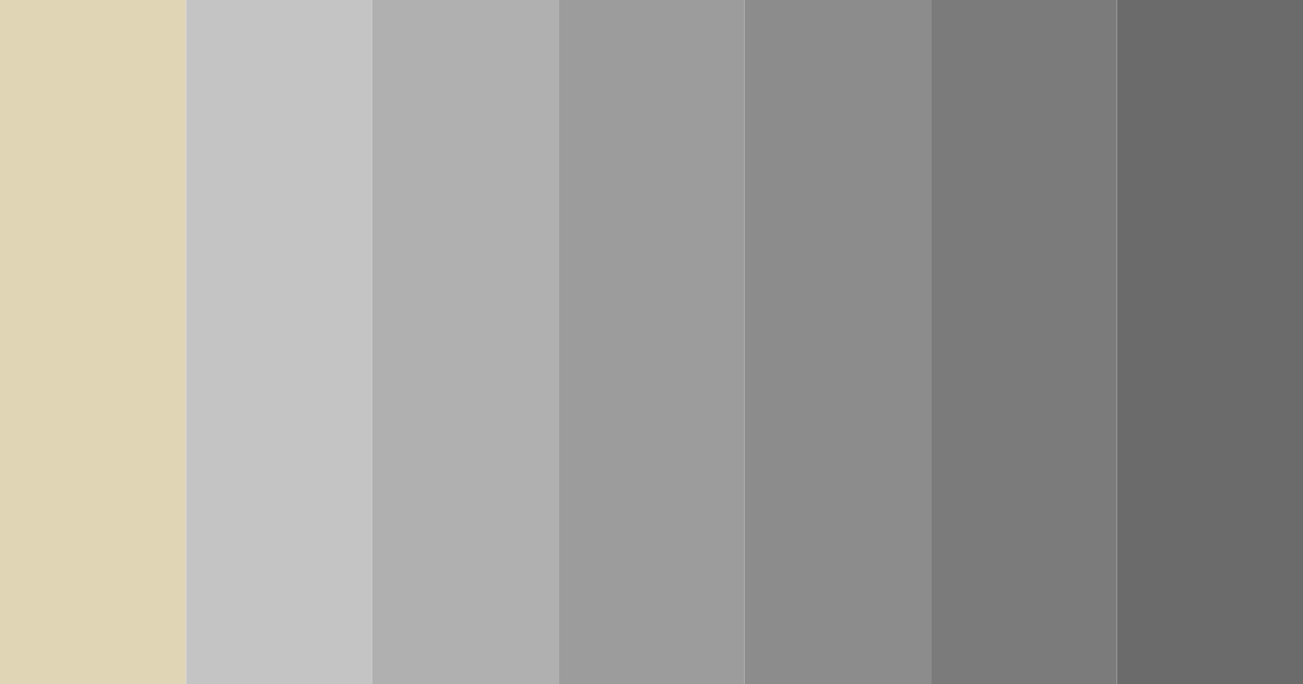 Download beige gray color palette PNG image (landscape)