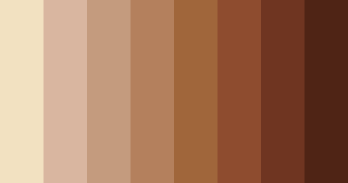 Download sunkissed terracotta color palette PNG image (landscape)