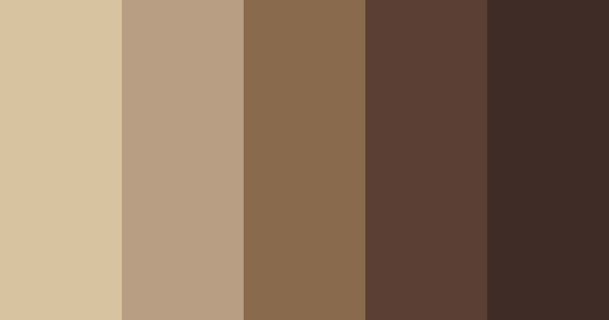 Download siamese serenade color palette PNG image (landscape)