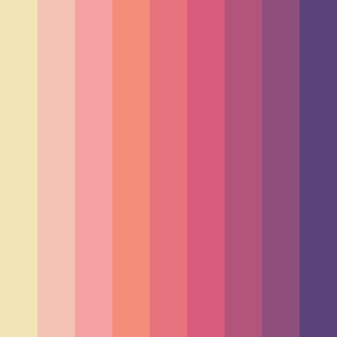 Download pink shades of cats color palette PNG image (square)