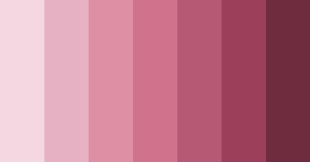 Download faded pink rosewood color palette PNG image (landscape)